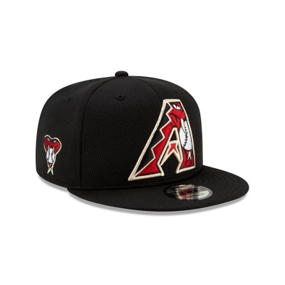 Black Arizona Diamondbacks Hat - New Era MLB Batting Practice 9FIFTY Snapback Caps USA0586493